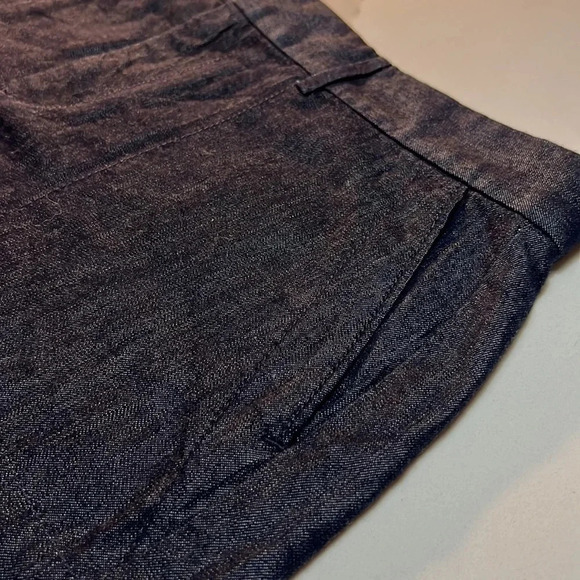 LOFT dark  blue denim shorts. Size 29‎ - Picture 2 of 10